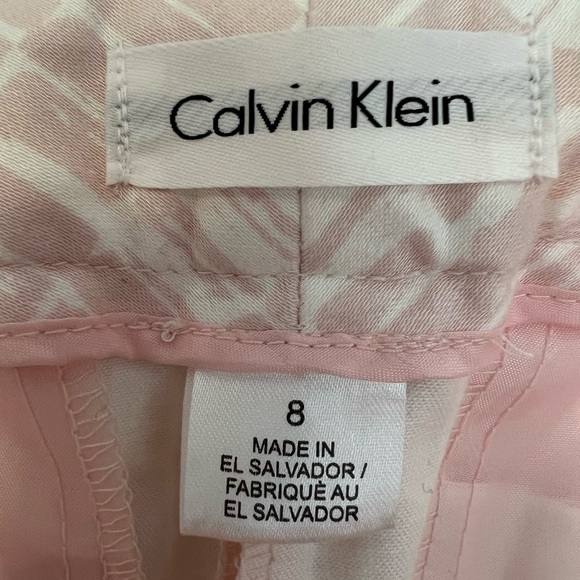 Calvin Klein Women’s Tapered Smart Pants with Belt Sz8 Work Casual Minimalist - Picture 4 of 10